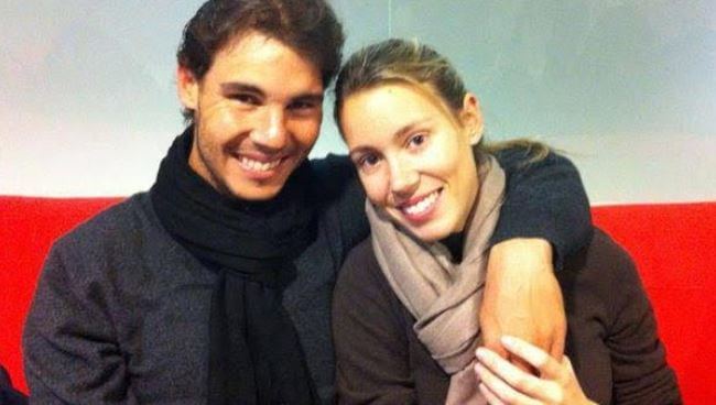 Ana Maria Parera's children, Rafael Nadal and Maria Isabel.